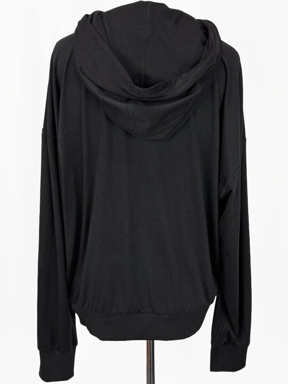 Vuori Women's Size L Halo Modern Pullover Hoodie Black Heather - Picture 3 of 7